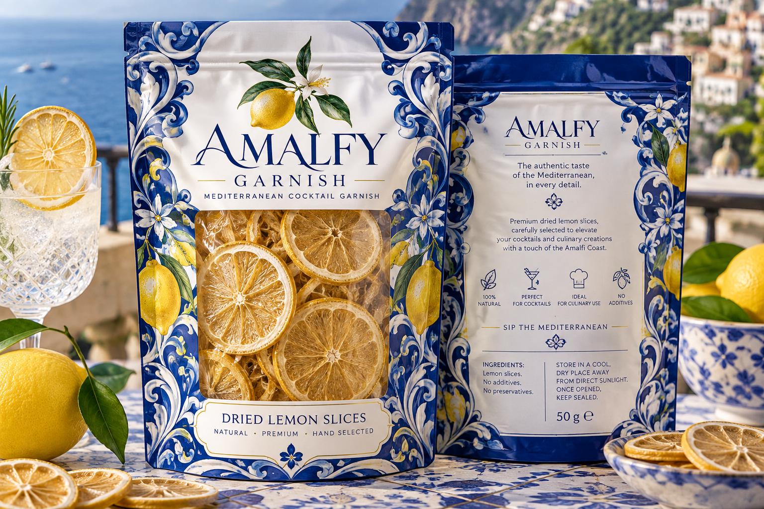 Amalfy Garnish product package